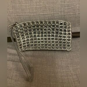 Vintage Soda Can Pop Top Tab Small Clutch Purse Zipper Bag Escama Studio